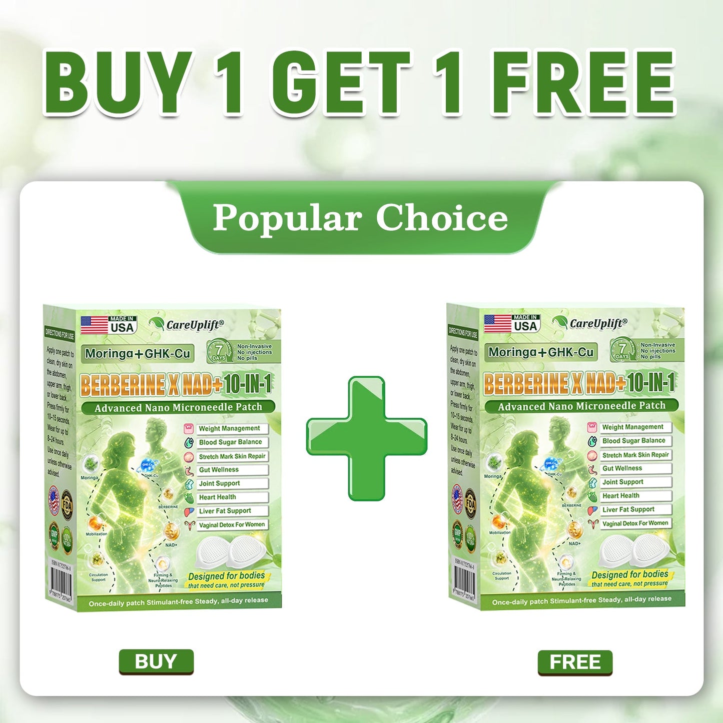 Official CareUplift® Store 🍀  Advanced Metabolic Nano Patch