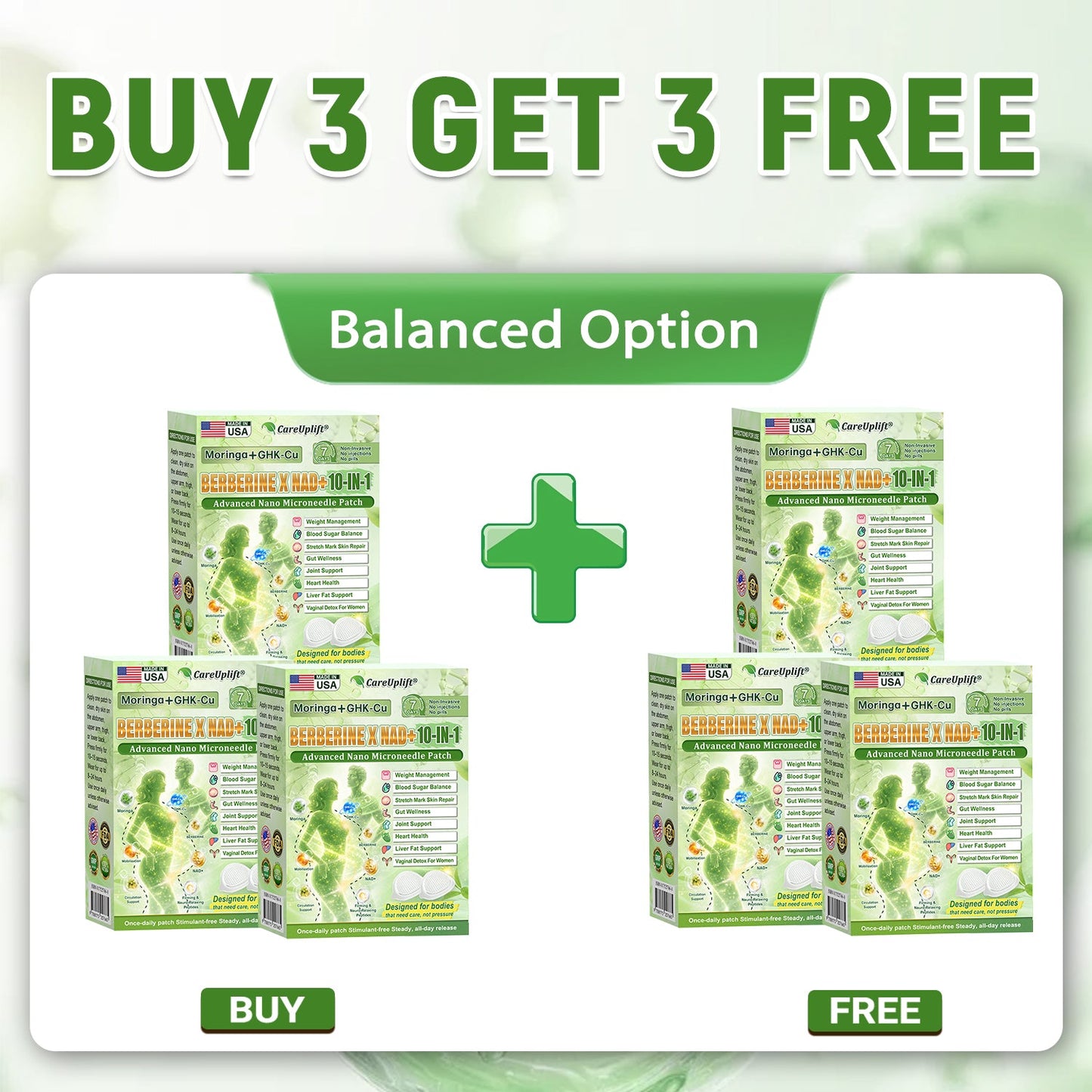 Official CareUplift® Store 🍀  Advanced Metabolic Nano Patch