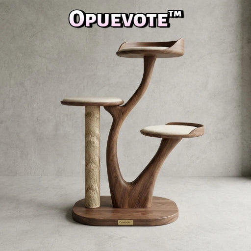 Modern Cat Climbing Tree